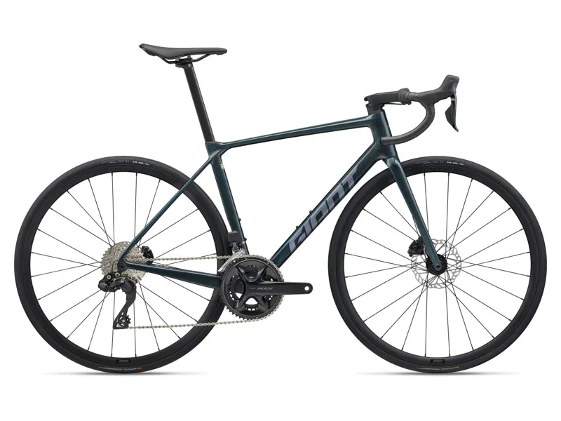 2025 Giant TCR Advanced 1 - 105 Di2 equipped Road Race Bike - Asphalt Green