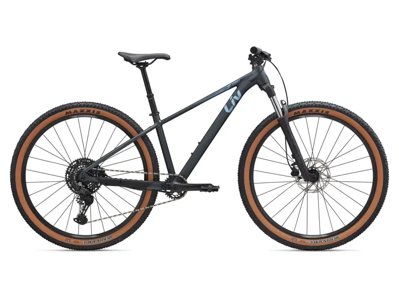 2026 Liv Tempt 1 Mountain Bike In Matte Black Diamond/Frost Silver