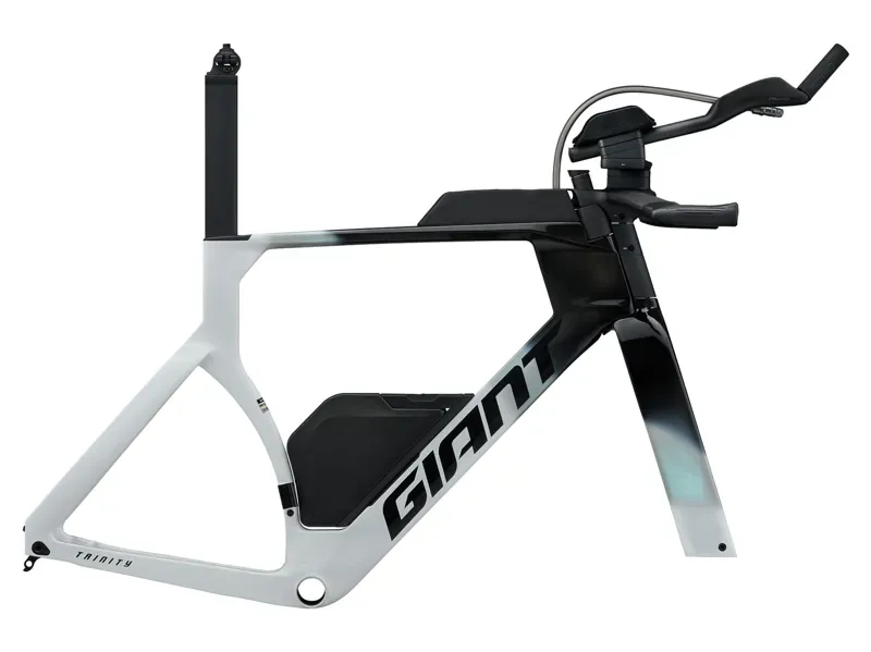 Giant Trinity Advanced SL-FF Frameset in Gloss White/Carbon/Supernova Grey
