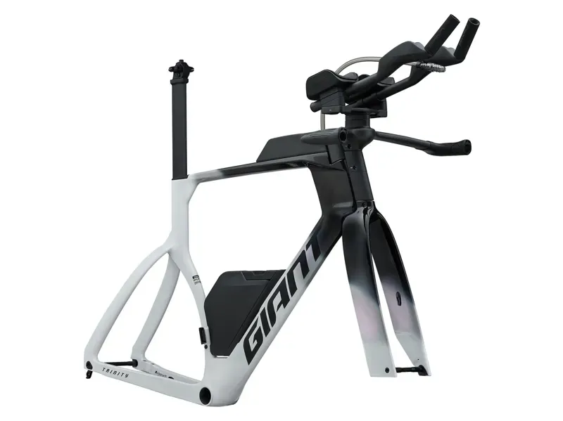 Giant Trinity Advanced SL-FF Frameset in Gloss White/Carbon/Supernova Grey-1