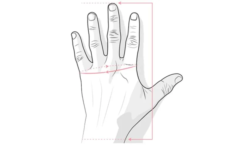 Rapha Hand Size