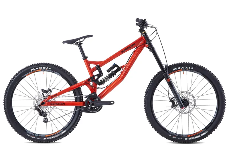 saracen full suspension mountain bike