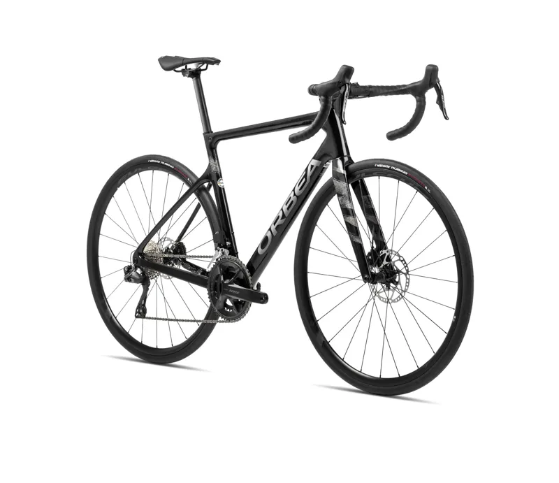 Orbea Orca M21eTeam Pwr Road Bike In Carbon Raw-1