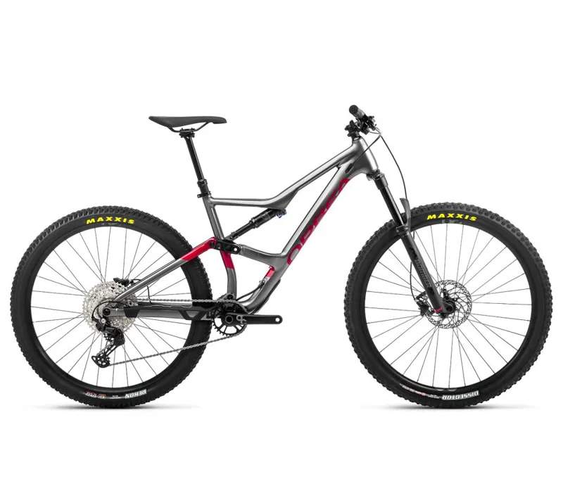 Orbea Occam H30 Mountain Bike In Glitter Anthracite-Metallic Red
