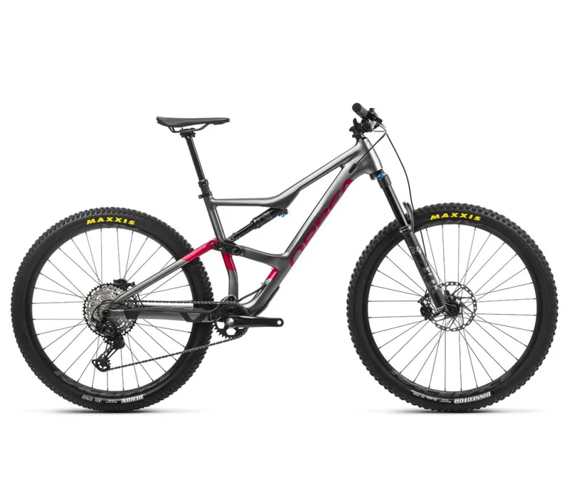 Orbea Occam H10 Mountain Bike In Glitter Anthracite-Metallic Red