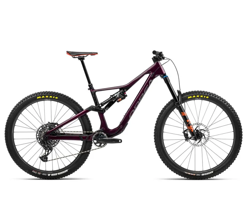 Orbea Rallon M10 Mountain Bike In Metallic Mulberry/Black