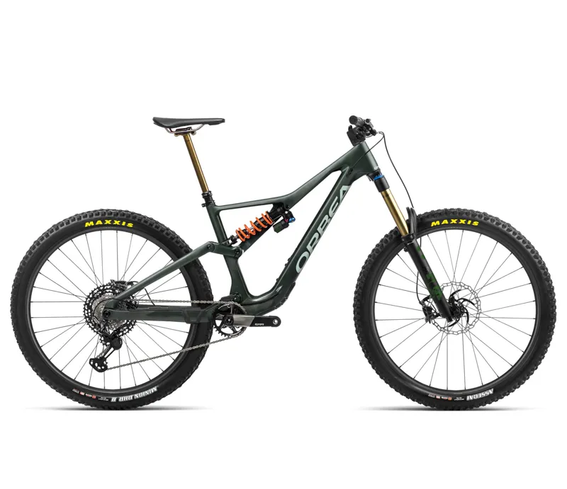2023 Orbea Rallon M-Ltd Mountain Bike In Forest Green Carbon/Blue Stone