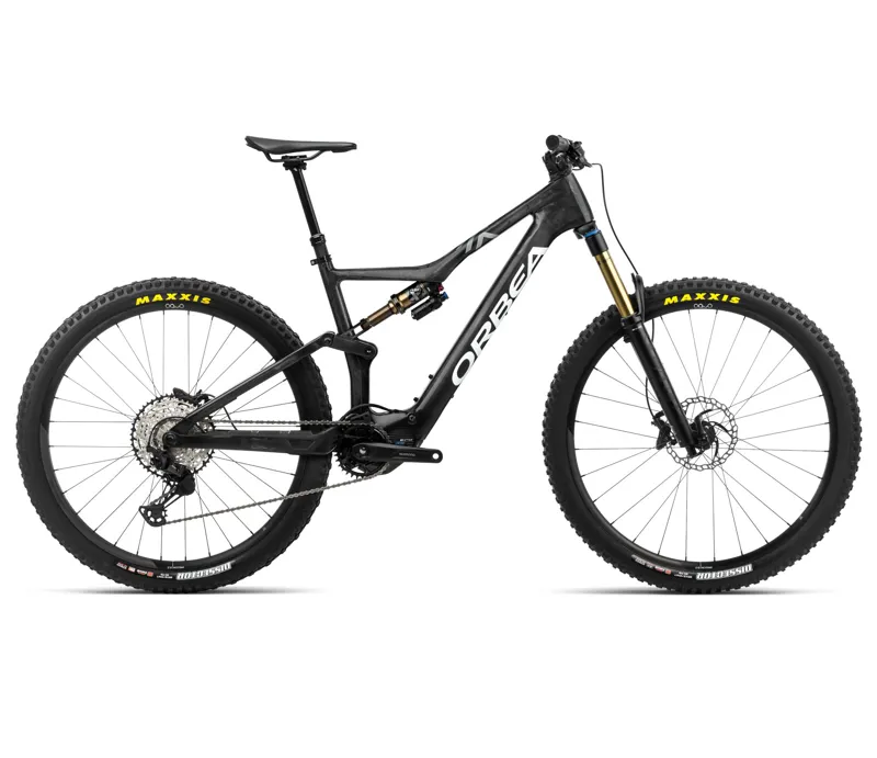 Orbea Rise M10 Mountain Bike in Carbon Raw/White