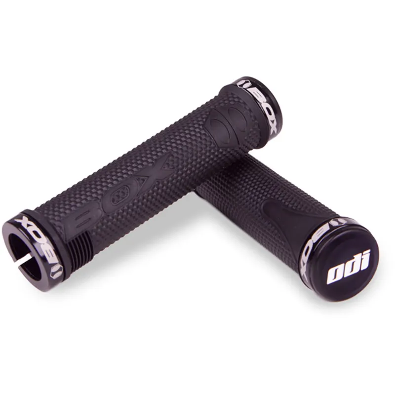 Odi BOX BMX 130mm Lock On Grips in Black