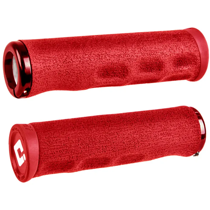 Odi Dread Lock Mountain Bike 130mm Grips in Red