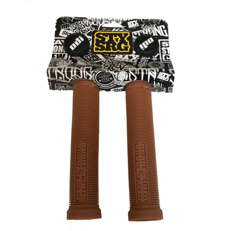 Odi Stay Strong 143mm Scooter Grips in Brown