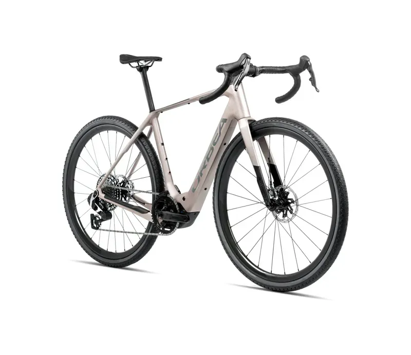 Orbea Denna M10i E-Road Bike In Nickel Matt/Carbon Raw Gloss-1