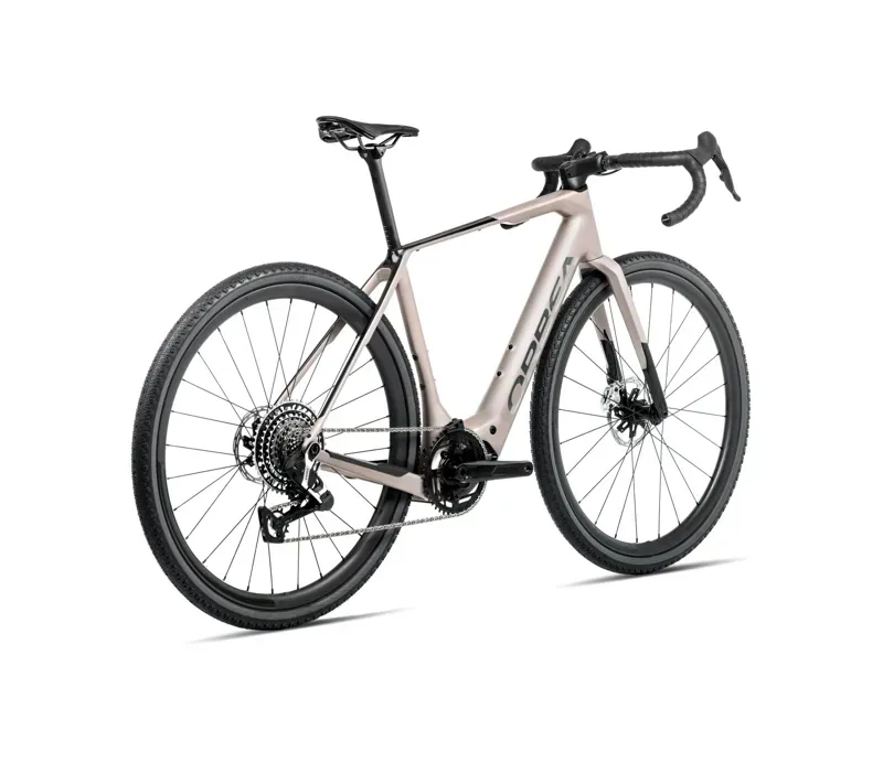 2025 Orbea Denna M20 E-Road Bike In Nickel Matt/Carbon Raw Gloss-2