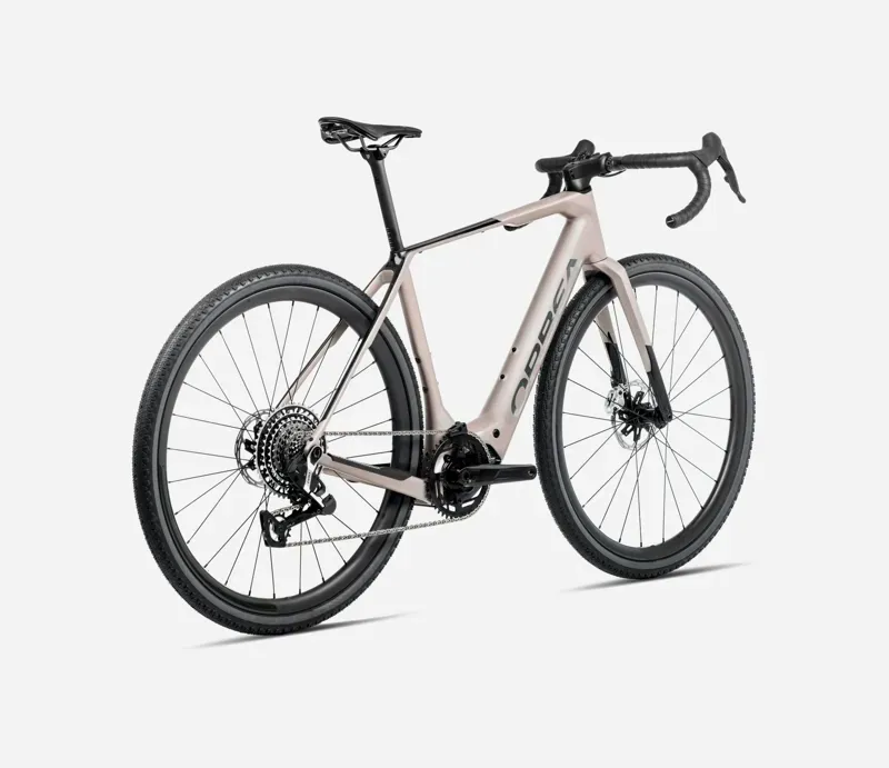 2025 Orbea Denna M31e E-Road Bike In Nickel Matt/Carbon Raw Gloss-2
