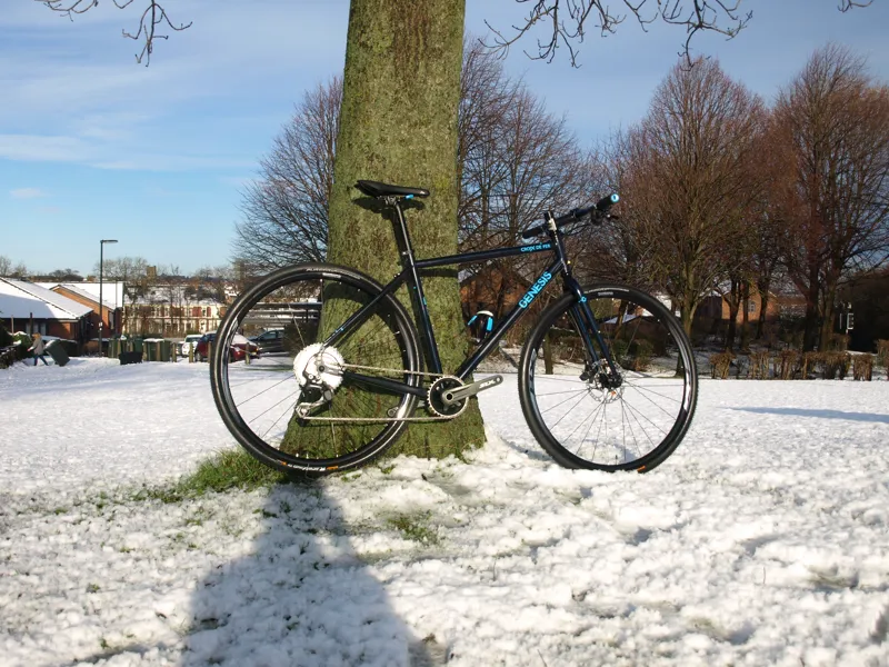 Genesis Croix de Fer Custom Build Unisex Cyclocross Bike Navy Blue-1