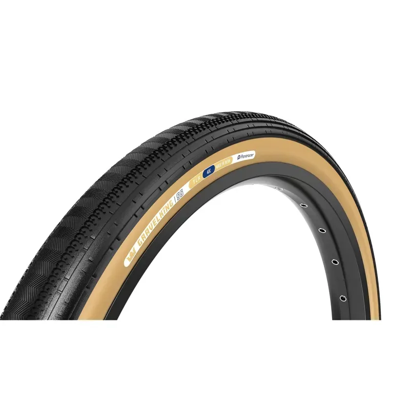Panaracer Gravelking Semi Slick Tlr Gravel Tyre In Black/Brown