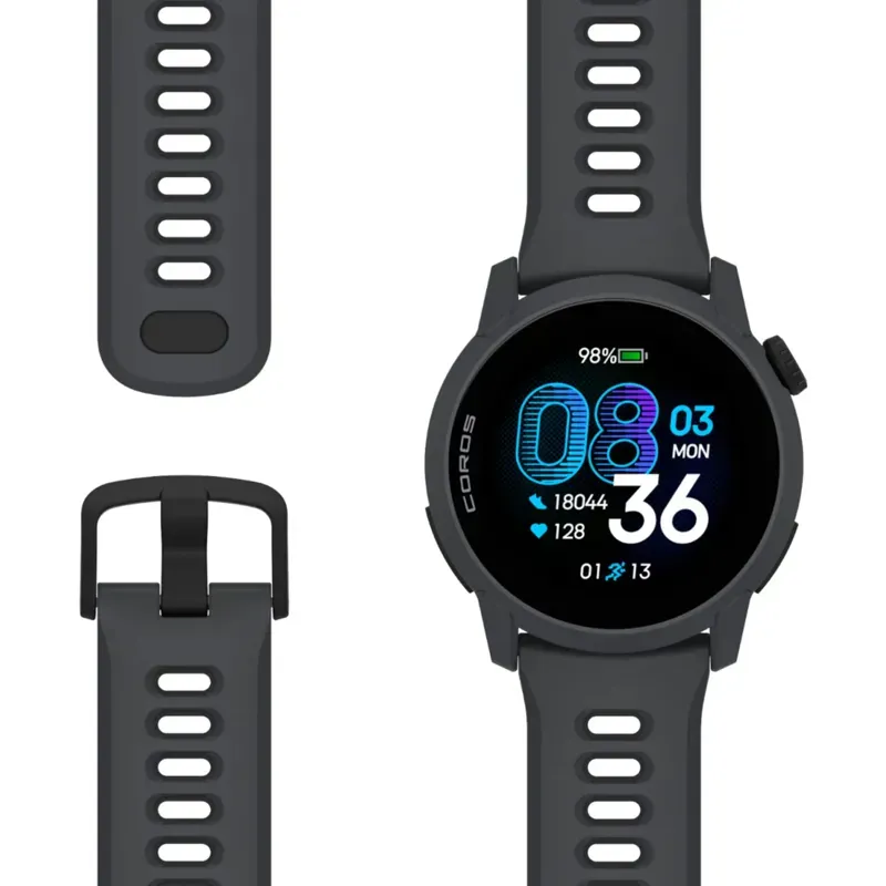 Coros PACE 4 GPS Sport Watch Silicone in Black-4
