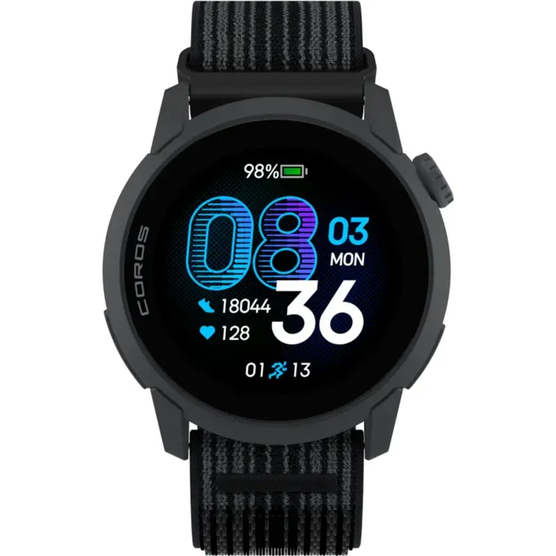 Coros PACE 4 GPS Sport Watch Nylon in Black-1