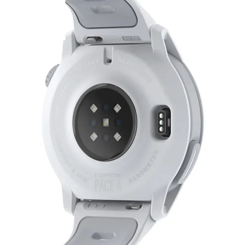 Coros PACE 4 GPS Sport Watch Silicone in White-2