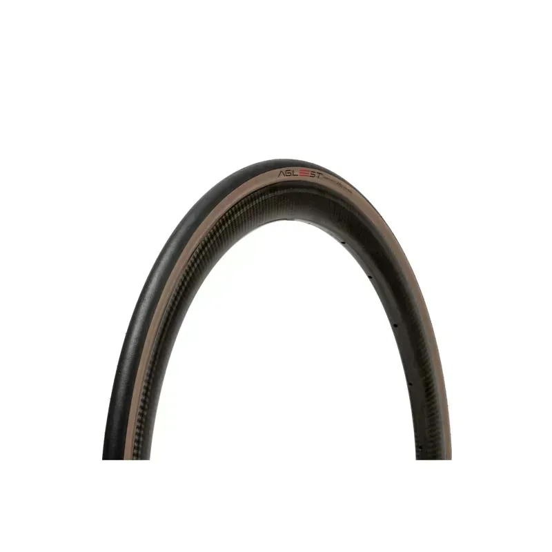 Panaracer Agilest 700x23c Folding Road Tire in Black/Amber-1