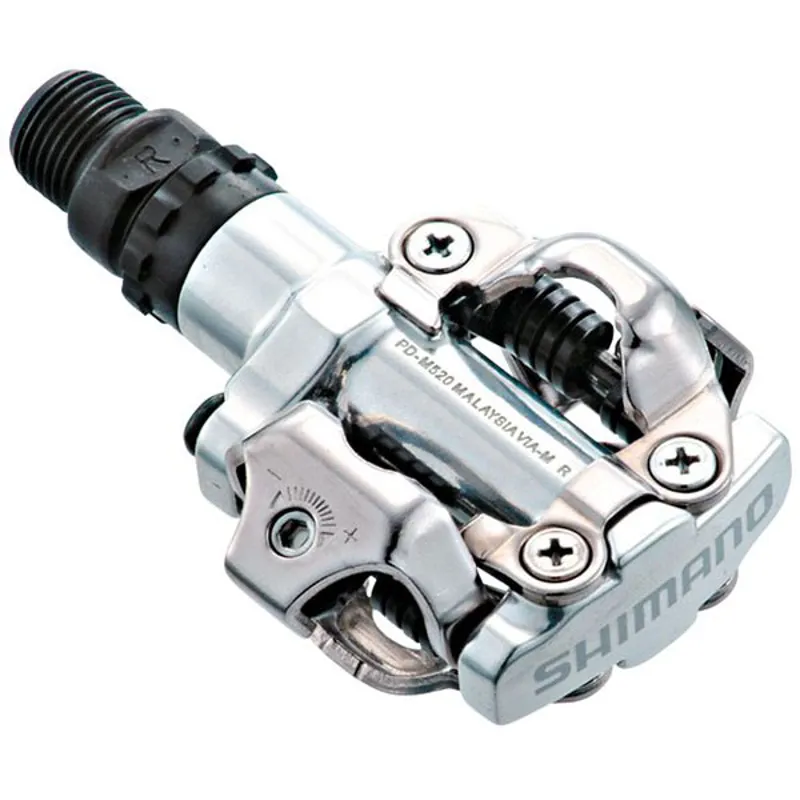 Shimano M520 SPD Pedals - Silver