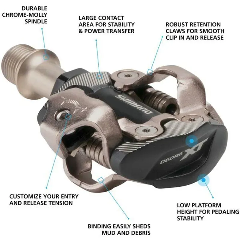 Shimano M8100 Deore XT SPD pedal-1