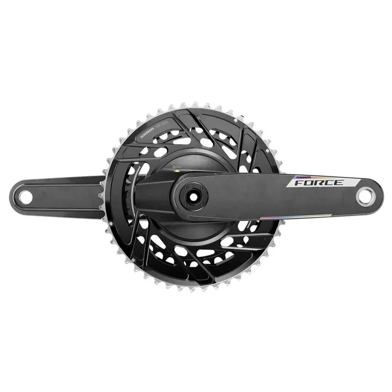 SRAM Force AXS E1 DUB 37-tooth Crankset w/ Power Meter Spider in Black