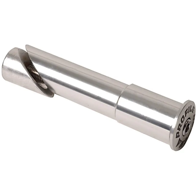 Profile Design 1in - 1 1/8in Threadless Converter in Silver