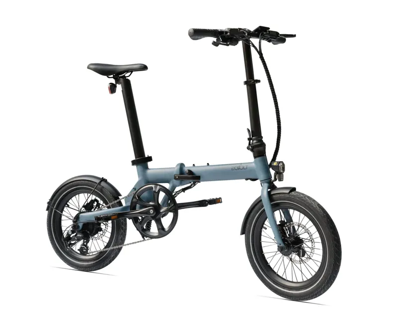 2022 Eovolt Morning - Folding Electric Bike - Onyx Black-1