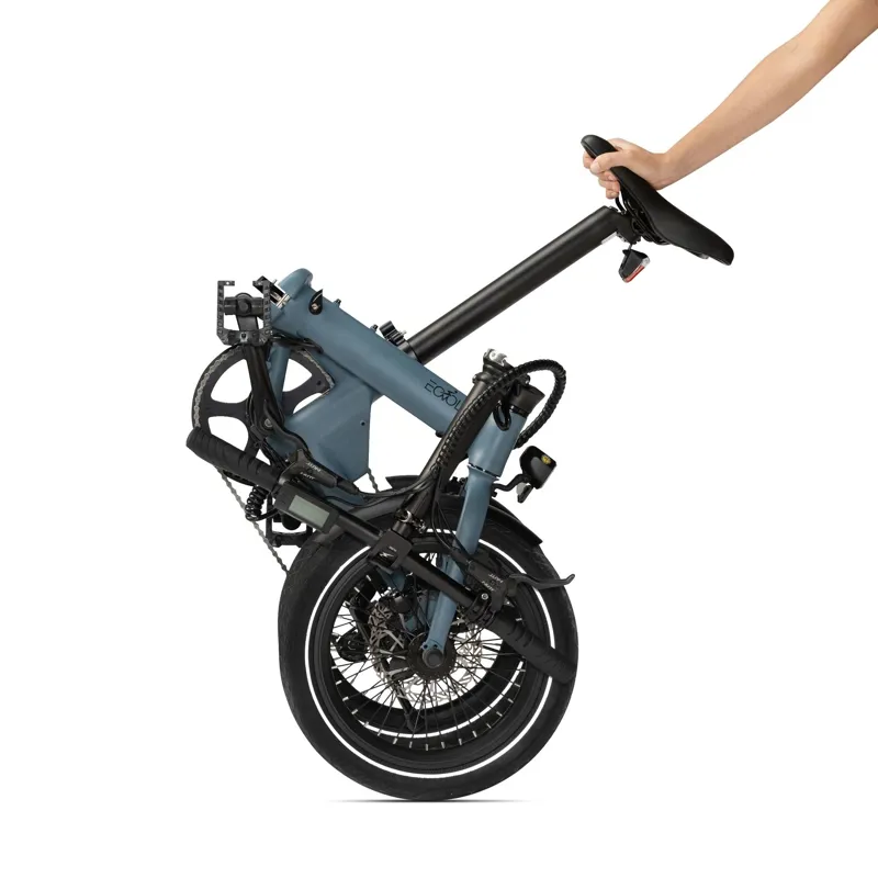 2022 Eovolt Morning - Folding Electric Bike - Ocean Blue-5