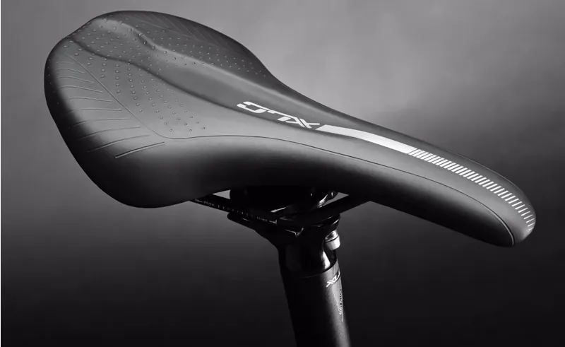 2024 Haibike Alltrack 4 - Electric Hardtail Mountain Bike - Cool Blue / Leather-10