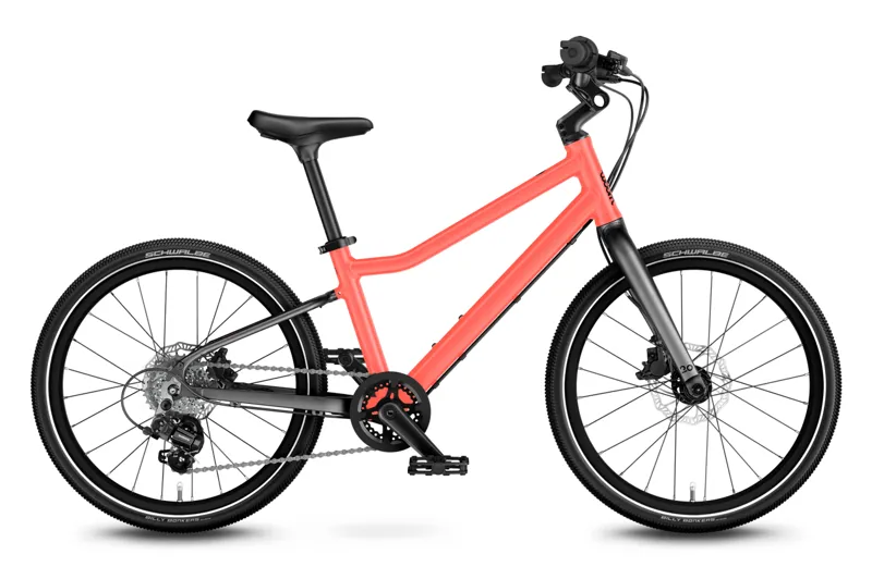 woom EXPLORE 4 - 20 inch Lightweight Kids Bike - Neon Coral