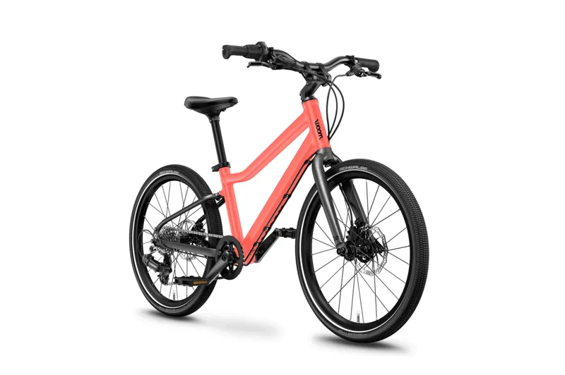 woom EXPLORE 4 - 20 inch Lightweight Kids Bike - Neon Coral-1
