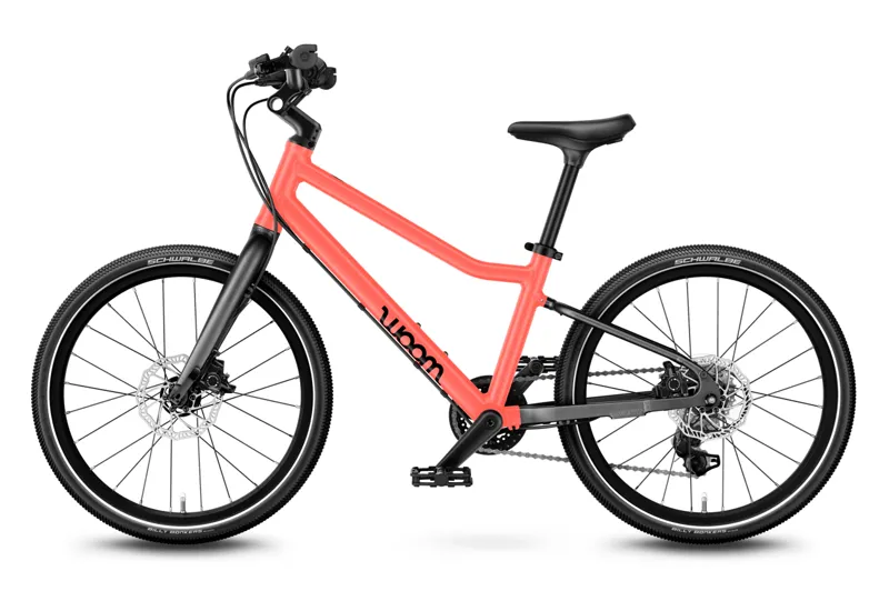 woom EXPLORE 4 - 20 inch Lightweight Kids Bike - Neon Coral-2