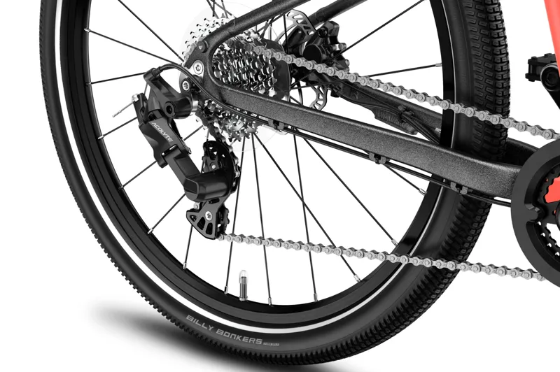 woom EXPLORE 5 - 24 inch Lightweight Kids Bike - Neon Coral-12