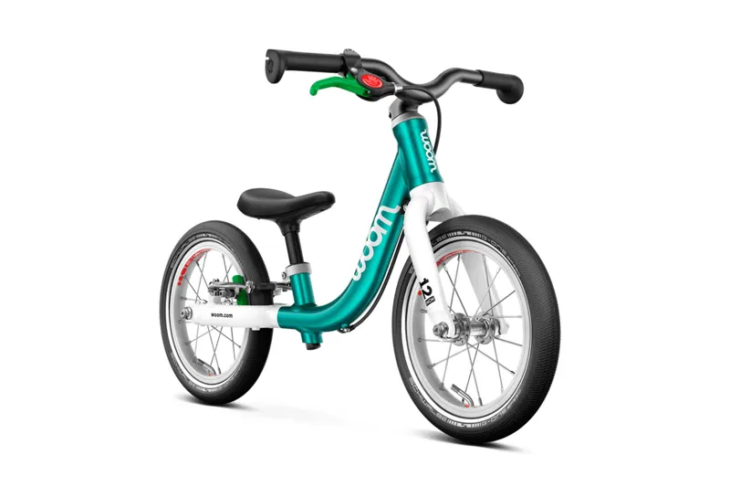 woom GO 1 Balance Bike - 12inch Lightweight Bike - Metallic Turquoise-1