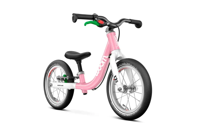woom GO 1 Balance Bike - 12inch Lightweight Bike - Powder Pink-1