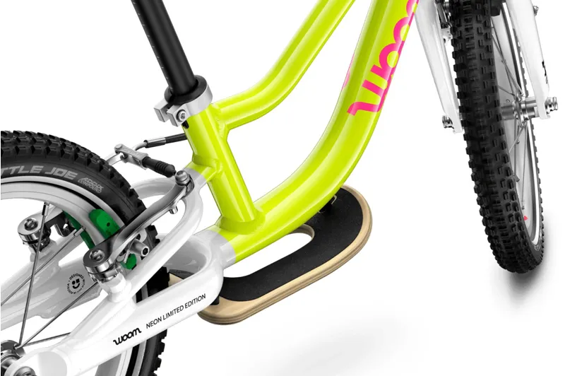 woom GO 1 Balance Bike - 12inch Lightweight Bike - Neon Lime-4