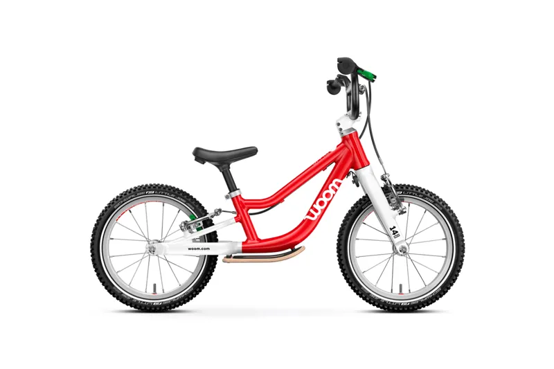 woom GO 1 Plus - 12 inch Lightweight Balance Bike - woom Red