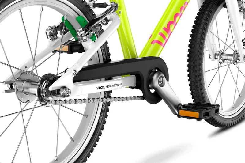 woom GO 3 - 16 inch Lightweight Kids Bike - Neon Lime-2