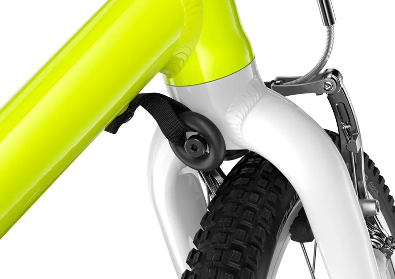 woom GO 3 - 16 inch Lightweight Kids Bike - Neon Lime-4