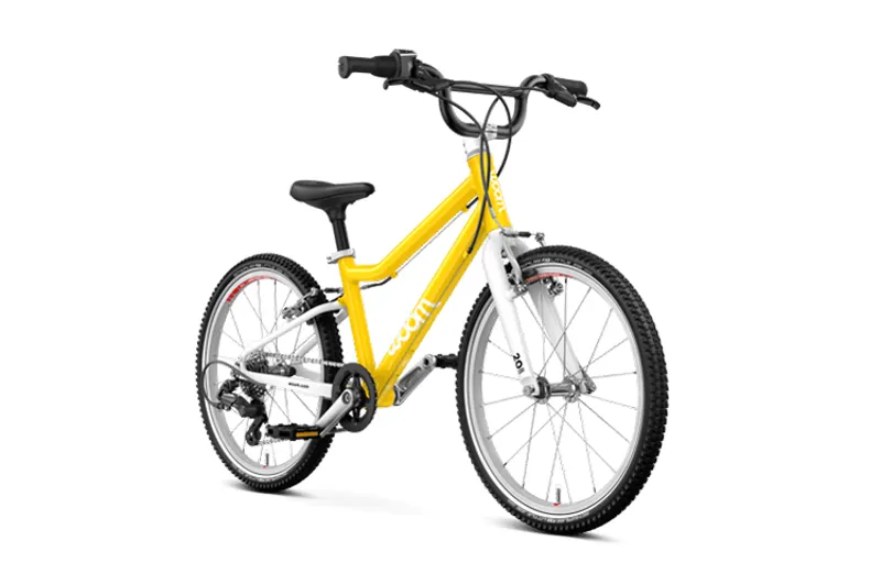 woom GO 4 - 20 inch Lightweight Kids Bike - Vibrant Yellow-1