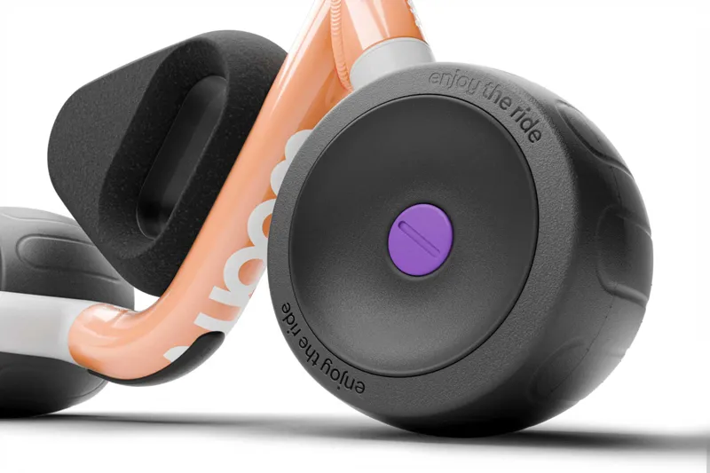 woom WOW Self-Balancing Balance Bike - Ages 9-36 Months - Pop Peach-3