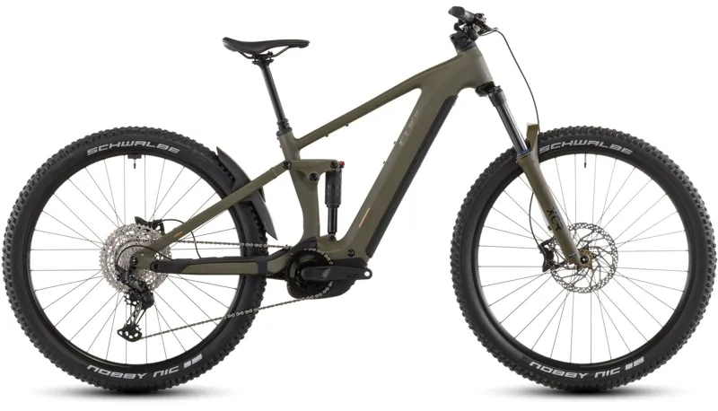 2026 Cube Stereo Hybrid one44 Pro 800 - Full Suspension eBike - Dusty Olive / Gold