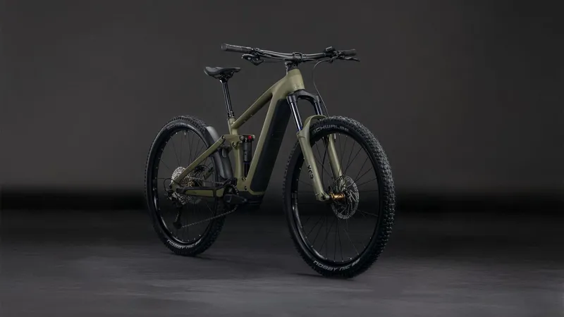 2026 Cube Stereo Hybrid one44 Pro 800 - Full Suspension eBike - Dusty Olive / Gold-1