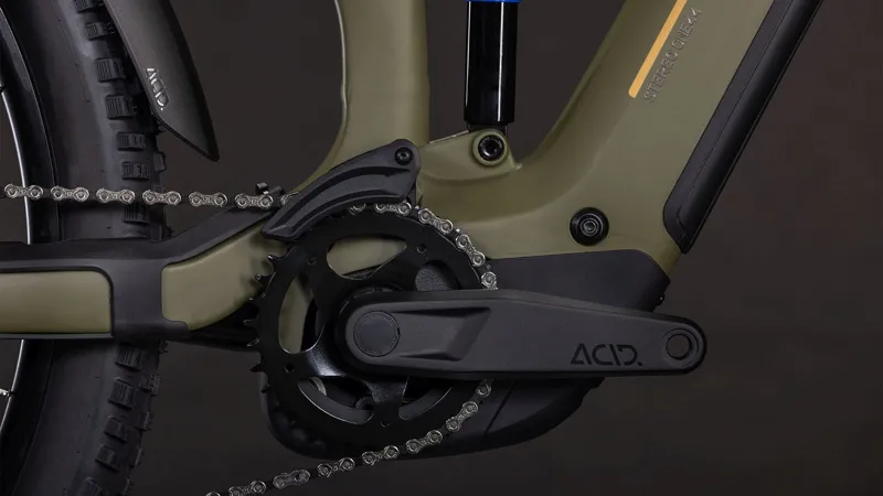 2026 Cube Stereo Hybrid one44 Pro 800 - Full Suspension eBike - Dusty Olive / Gold-5