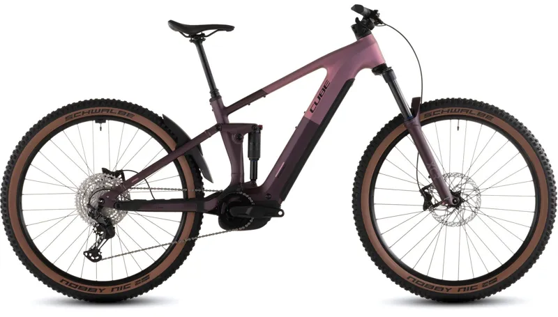 2026 Cube Stereo Hybrid one44 Pro 800 - Full Suspension eBike - Shift Blush / Raisin