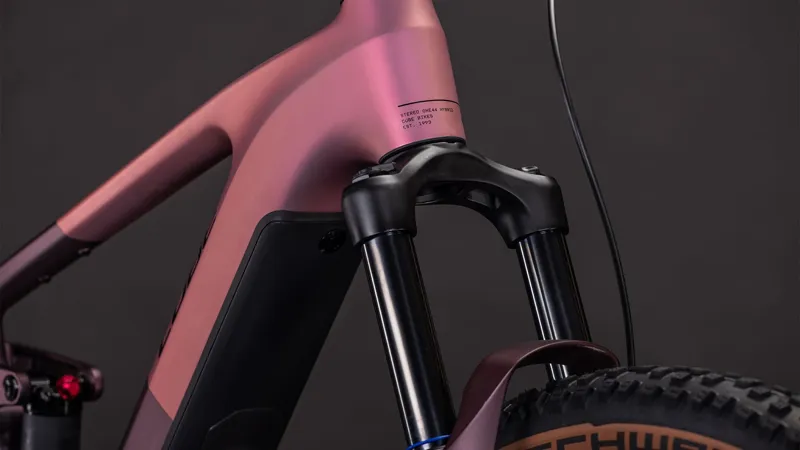 2026 Cube Stereo Hybrid one44 Pro 800 - Full Suspension eBike - Shift Blush / Raisin-5