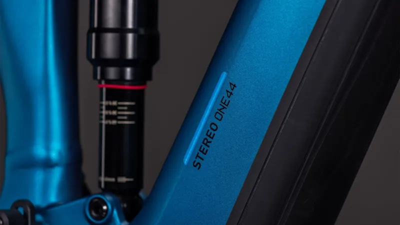 2026 Cube Stereo Hybrid one44 EX 800 - Full Suspension eBike - Electric Blue / Blue-5