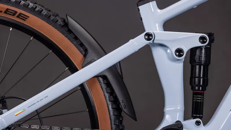 2026 Cube Stereo Hybrid one44 EX 800 - Full Suspension eBike - Ice Blue / Prism-3